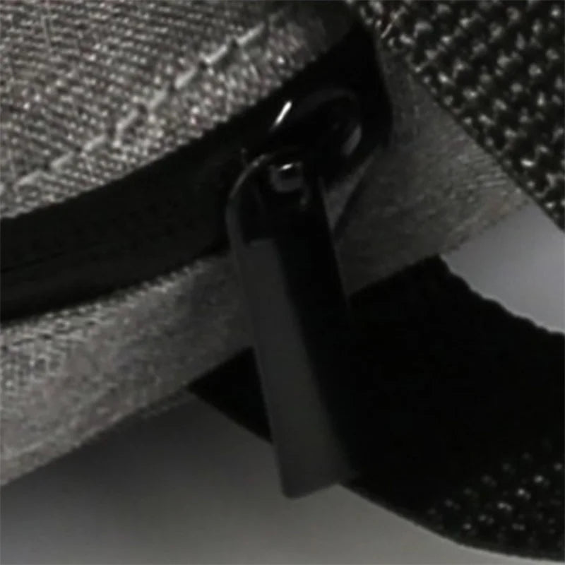 Trousse de Toilette Voyage en Tissu Noir avec Poignée