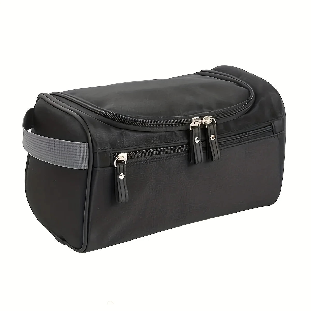 Trousse de Toilette Imperméable Noire Compacte à Suspendre