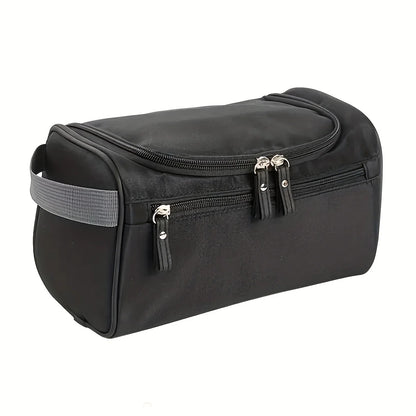 Trousse de Toilette Imperméable Noire Compacte à Suspendre